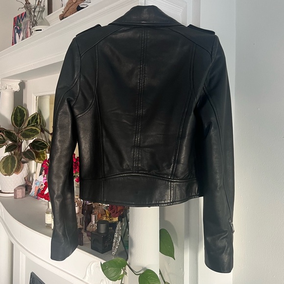 LAMARQUE Donna Iconic Leather Biker Jacket - Picture 10 of 13